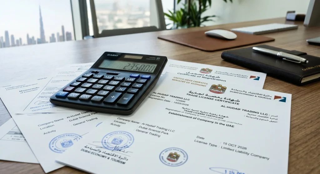  Calculating the costs with a uae business setup consultant