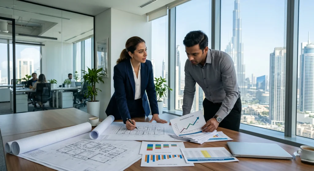 Consulting with a uae business setup consultant on business strategy